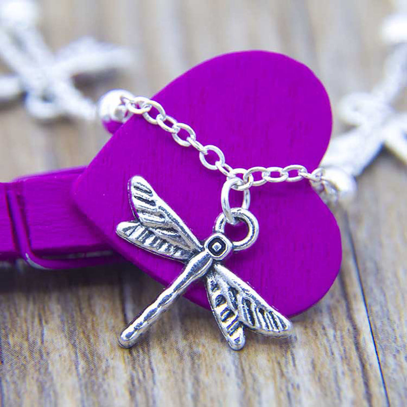 Bracelet Vintage À Motif Libellule