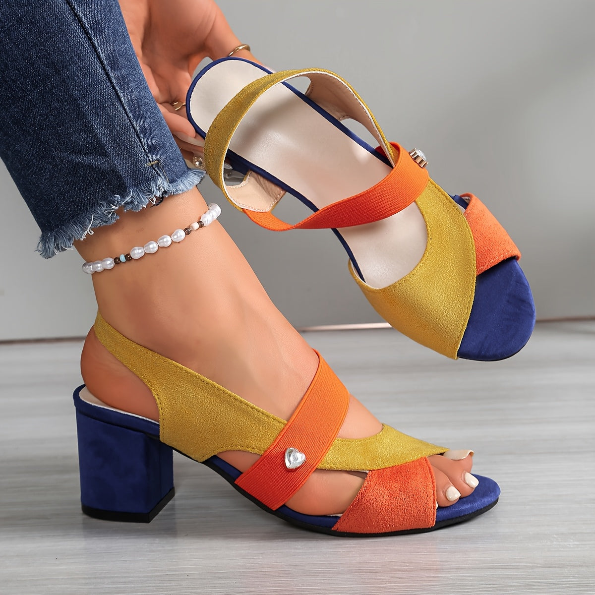 Rosalie | Talons Blocs Orthopédiques Confort