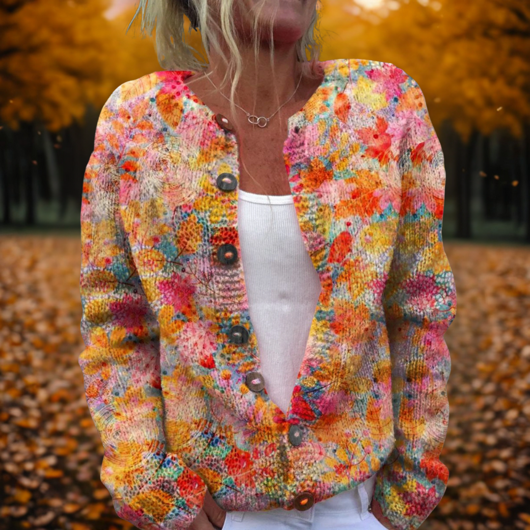 Gwen | Cardigan à Imprimé Floral