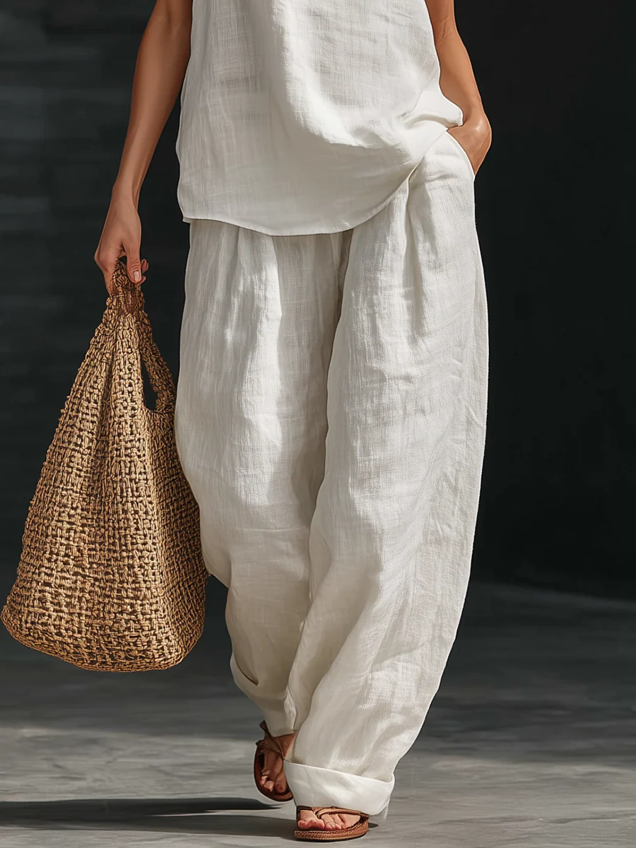 Ensemble Zoë — débardeur ample et pantalon