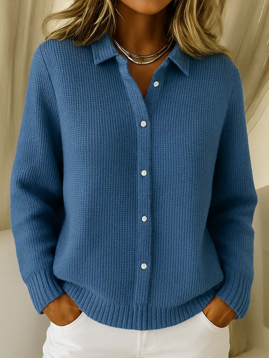 Lisa | Cardigan Boutonné Tricoté Classique