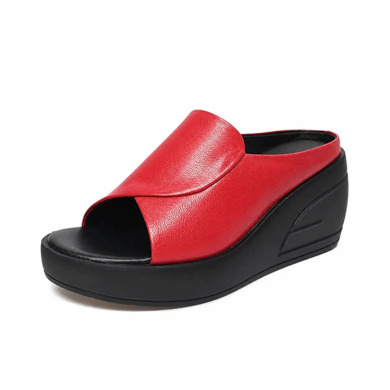 Yvette | Sandales compensées confortables à enfiler