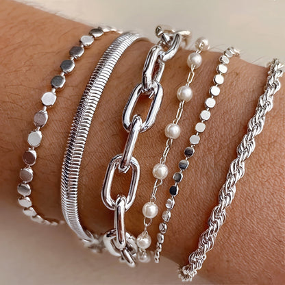 Ensemble De Bracelets Bohèmes Vintage