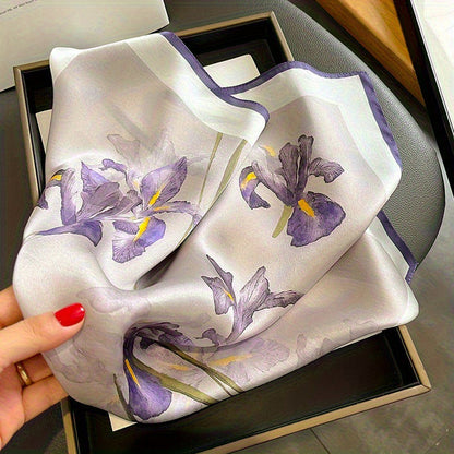 Écharpe À Imprimé Floral Vintage