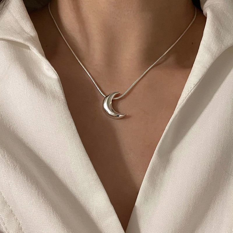 Collier Pendentif Lune