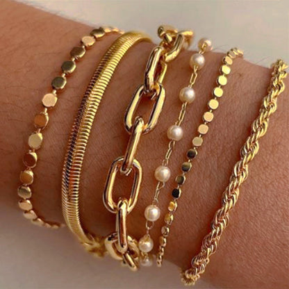 Ensemble De Bracelets Bohèmes Vintage