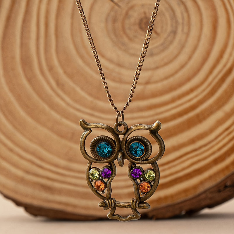 Collier Pendentif Hibou