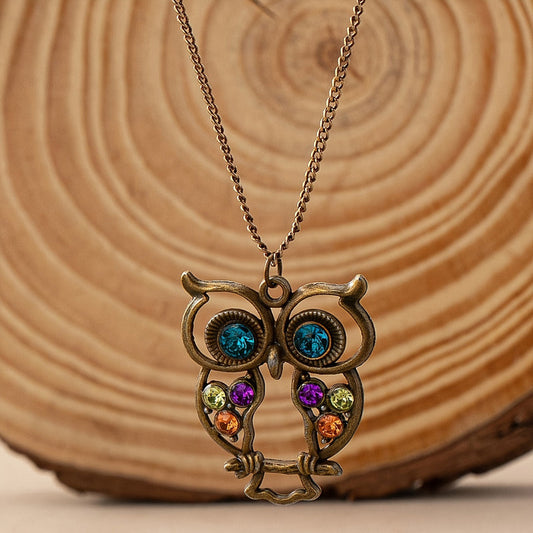 Collier Pendentif Hibou