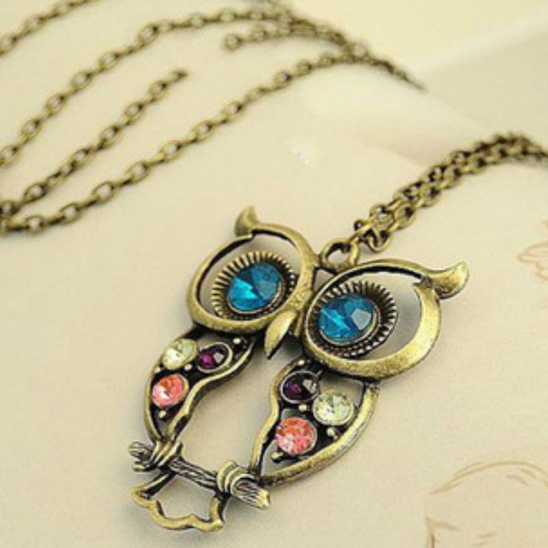 Collier Pendentif Hibou
