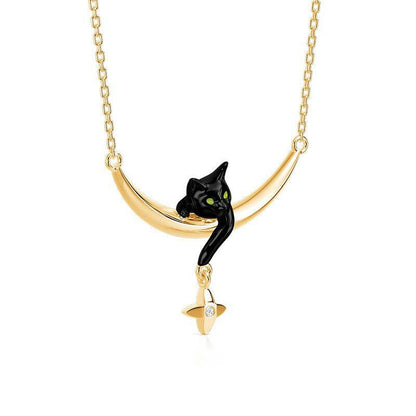 Collier Pendentif Chat Créatif