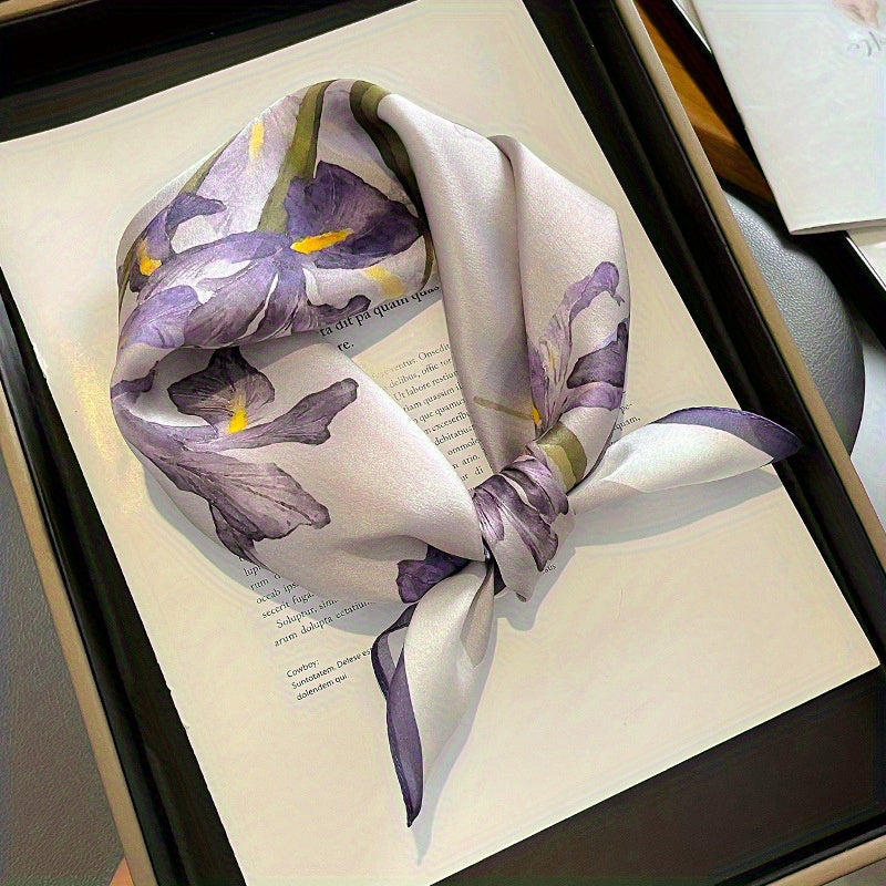Écharpe À Imprimé Floral Vintage