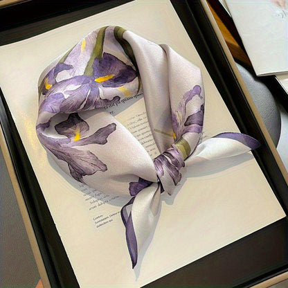 Écharpe À Imprimé Floral Vintage