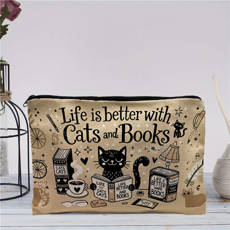 Sac Vintage À Motif De Chat