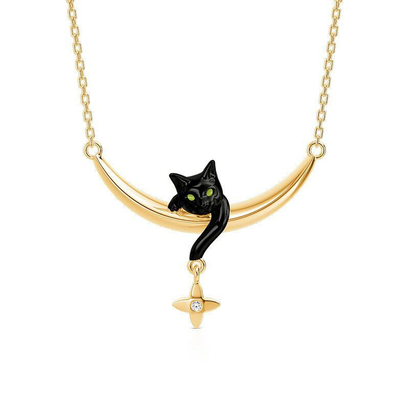 Collier Pendentif Chat Créatif