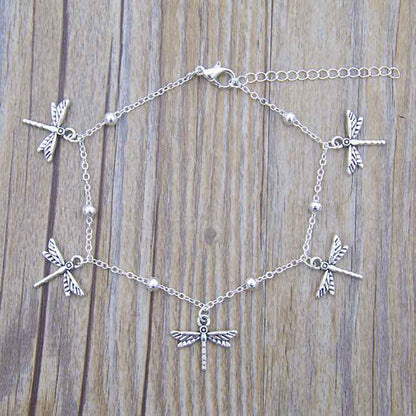 Bracelet Vintage À Motif Libellule