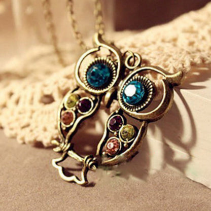 Collier Pendentif Hibou