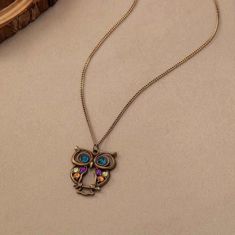 Collier Pendentif Hibou