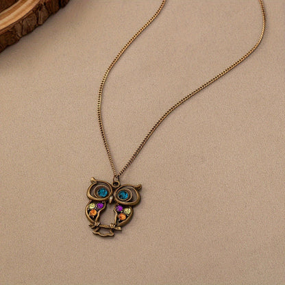 Collier Pendentif Hibou