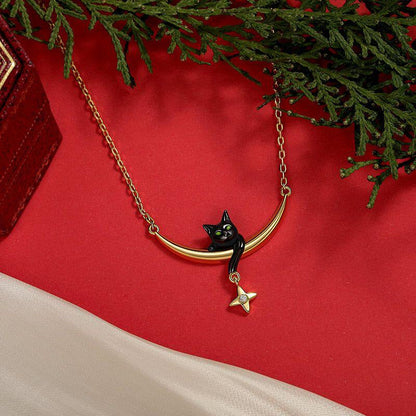 Collier Pendentif Chat Créatif