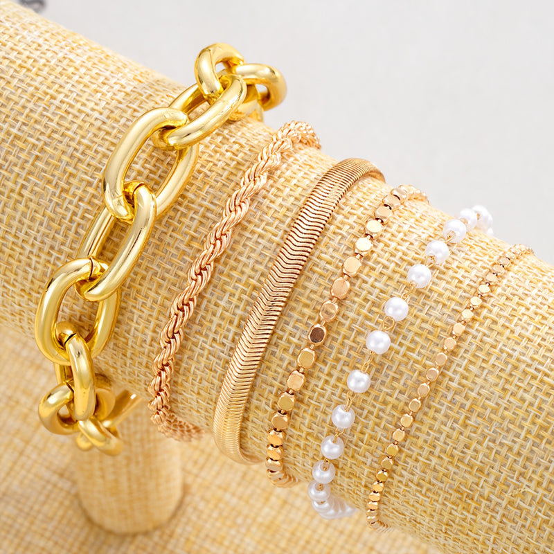Ensemble De Bracelets Bohèmes Vintage
