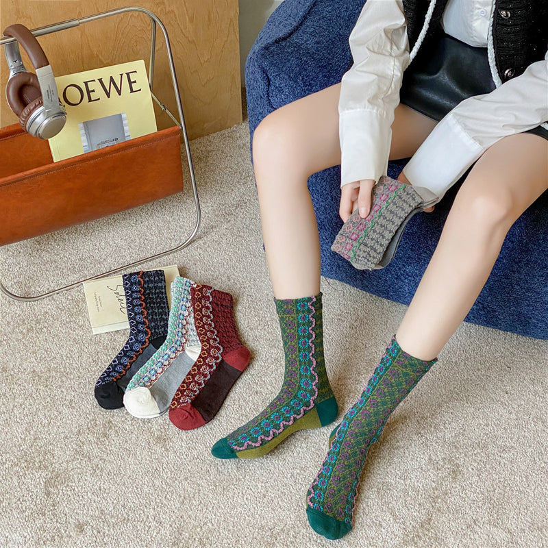 Chaussettes Décontractées Vintage