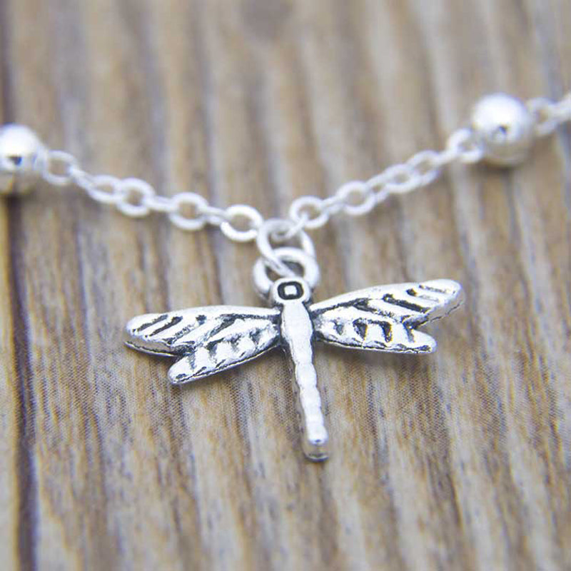 Bracelet Vintage À Motif Libellule
