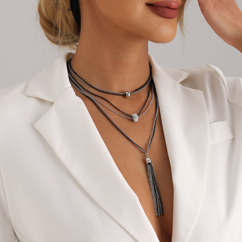 Collier Vintage À Franges