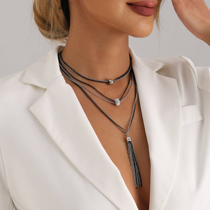 Collier Vintage À Franges