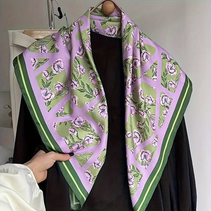 Écharpe À Imprimé Floral Vintage