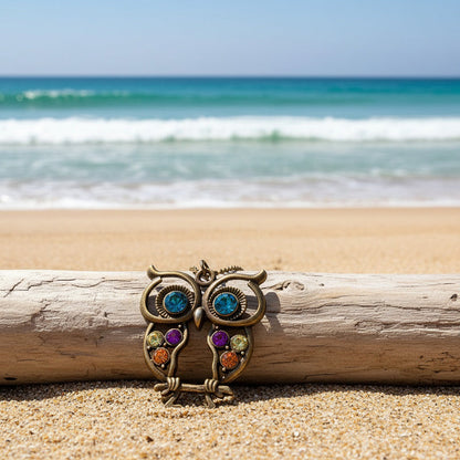 Collier Pendentif Hibou