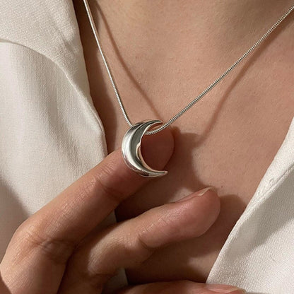 Collier Pendentif Lune