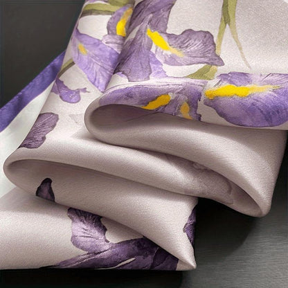 Écharpe À Imprimé Floral Vintage
