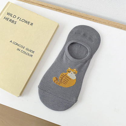 Chaussettes Décontractées À Motif De Chat