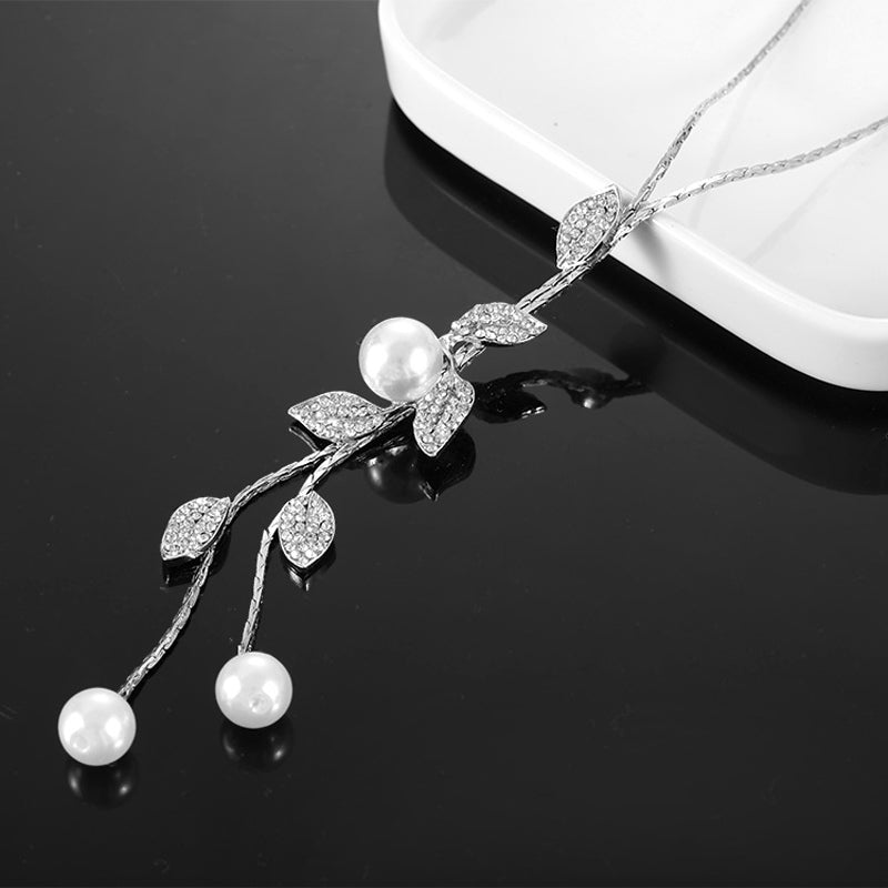 Collier Vintage À Feuilles