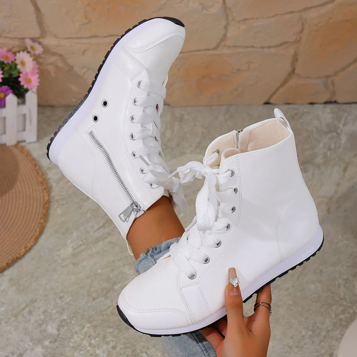Nadine | Bottines zippées confortables