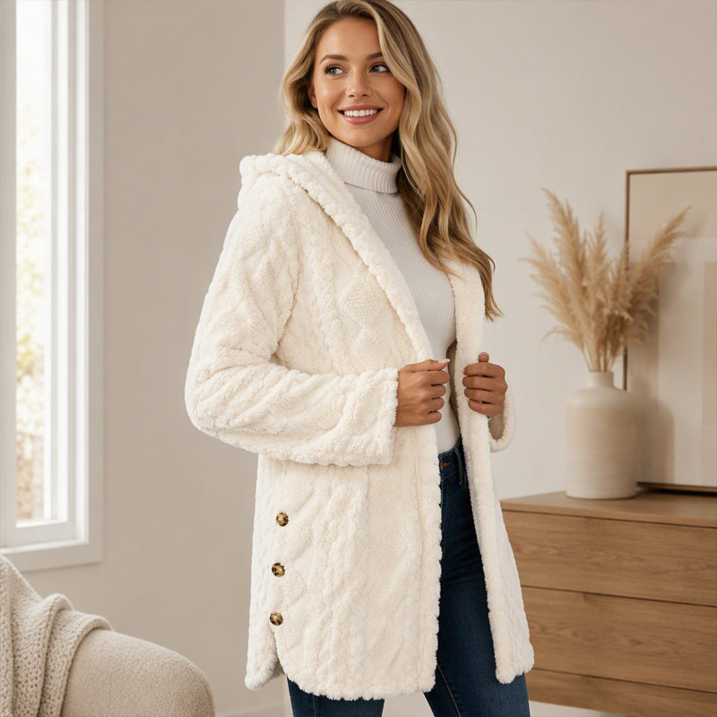 Françoise | Veste chaude à capuche matelassée