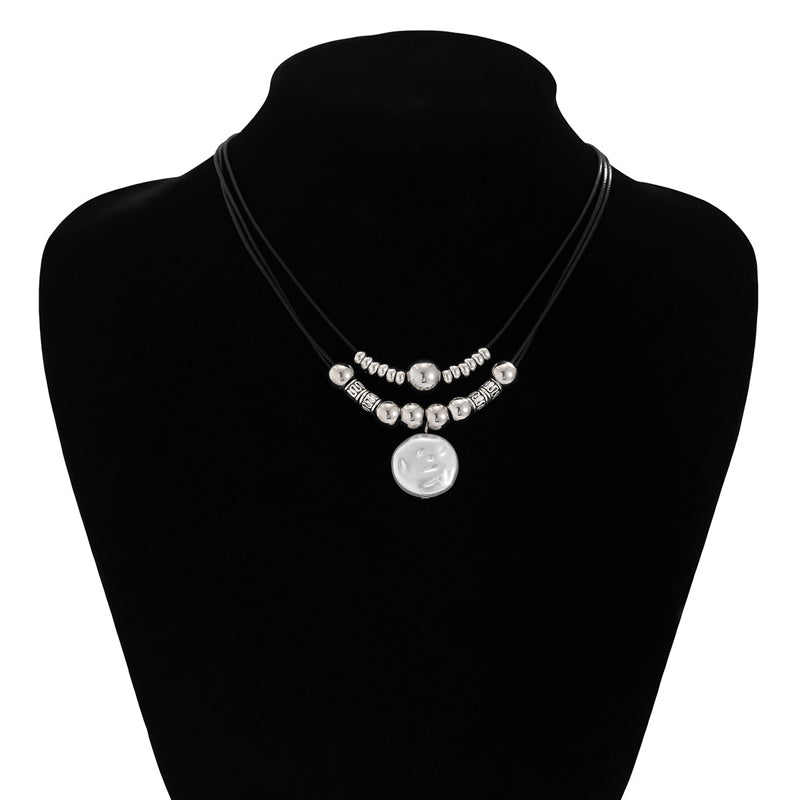 Collier Pendentif Perlé Vintage