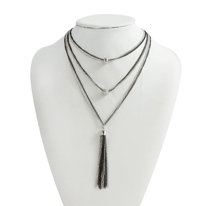 Collier Vintage À Franges