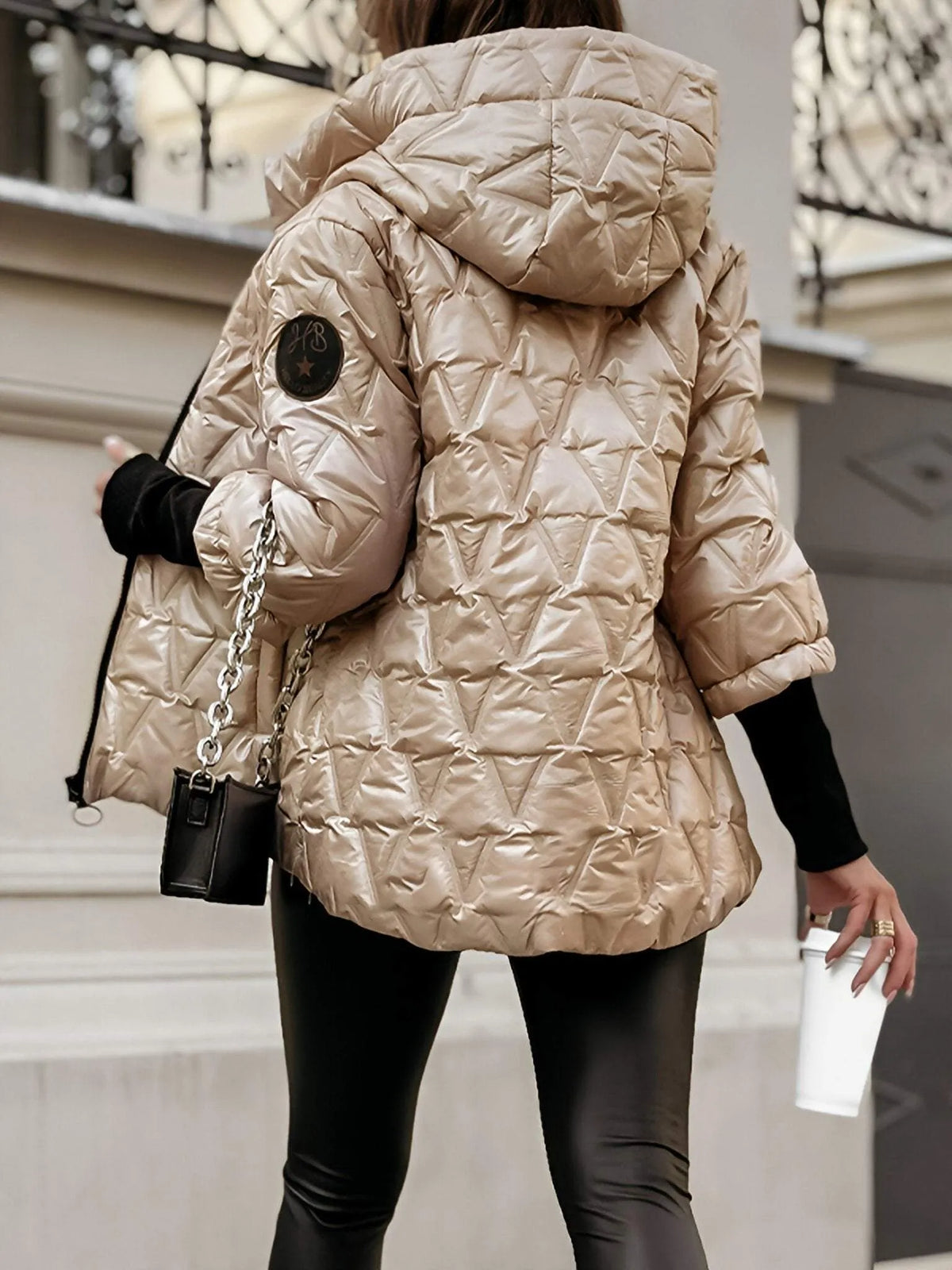 Alexandra | Veste matelassée à capuche