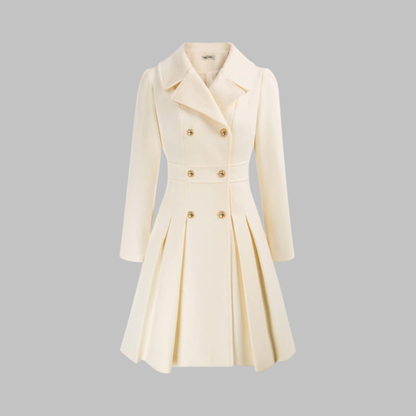 Dami - Manteau Long à Double Bouton Élégant