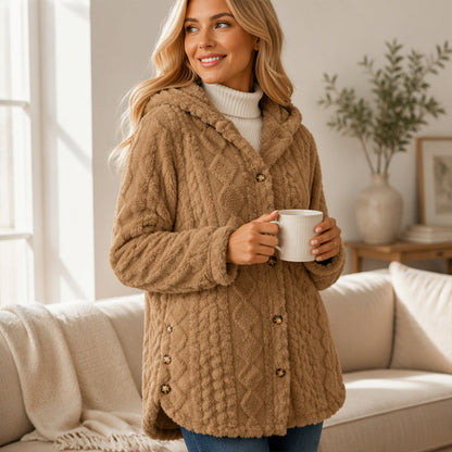 Françoise | Veste chaude à capuche matelassée