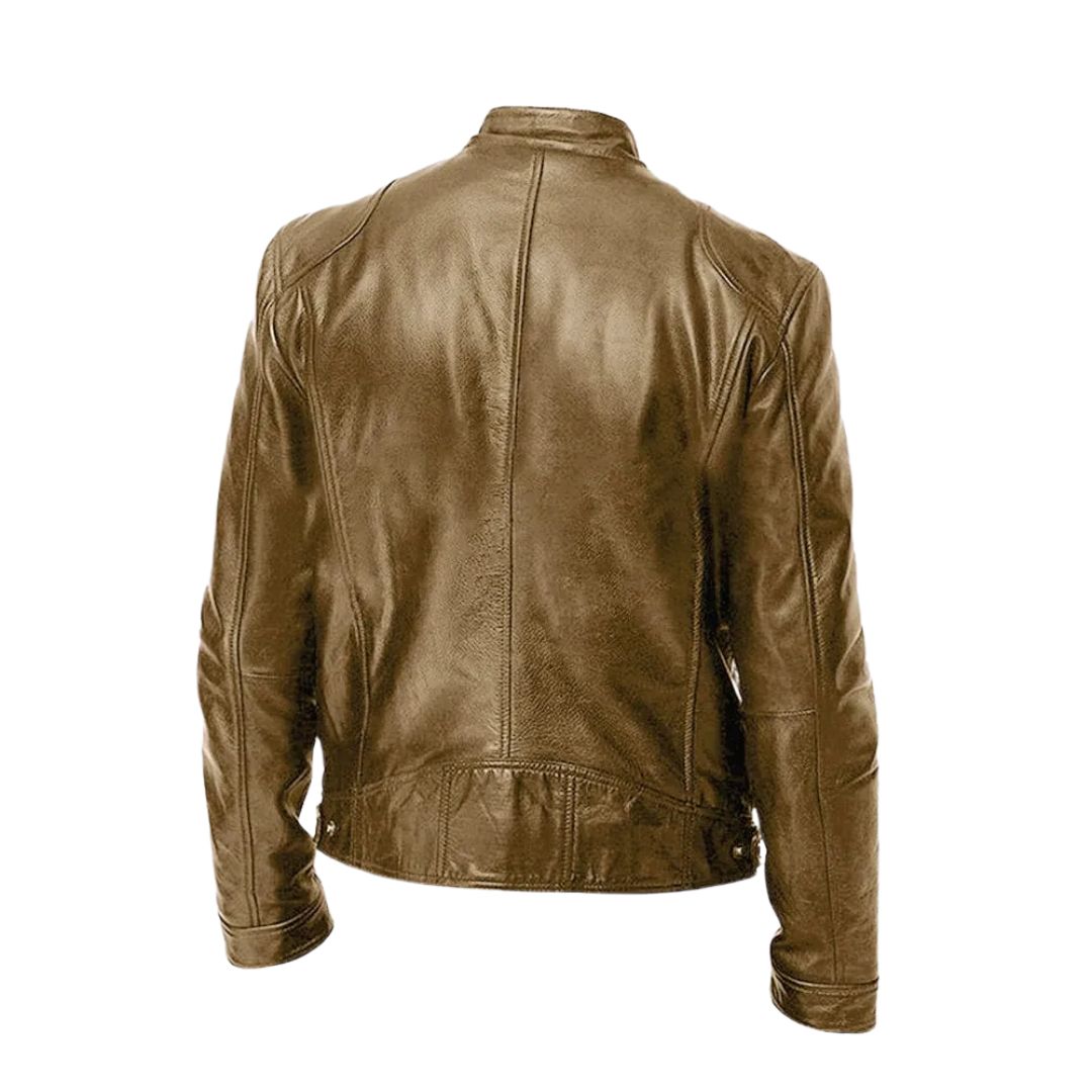 Nathan | Veste en Cuir Décontractée