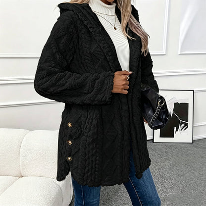 Françoise | Veste chaude à capuche matelassée