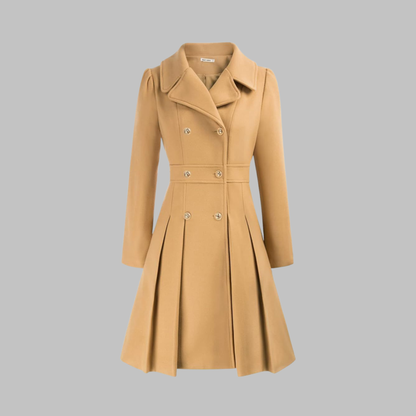 Dami - Manteau Long à Double Bouton Élégant