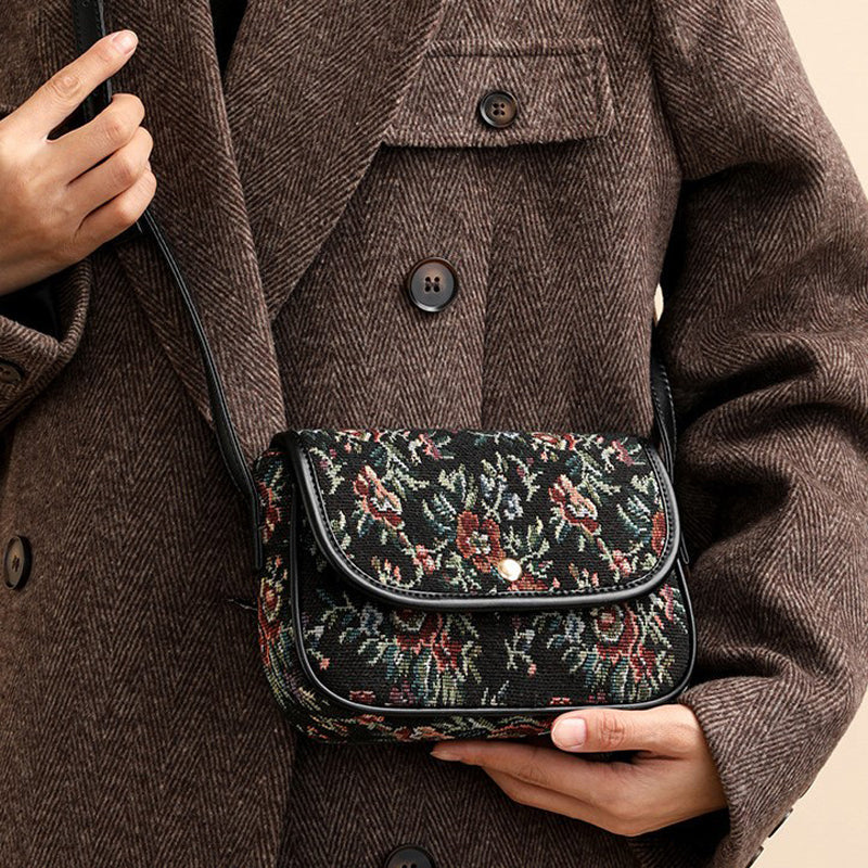 Sac Fleuri Vintage