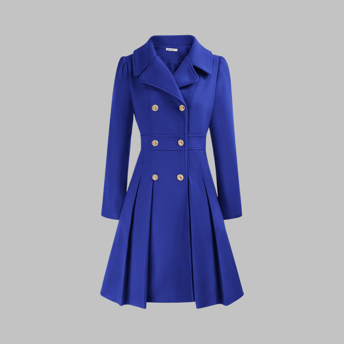 Dami - Manteau Long à Double Bouton Élégant