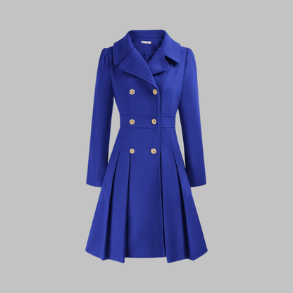 Dami - Manteau Long à Double Bouton Élégant