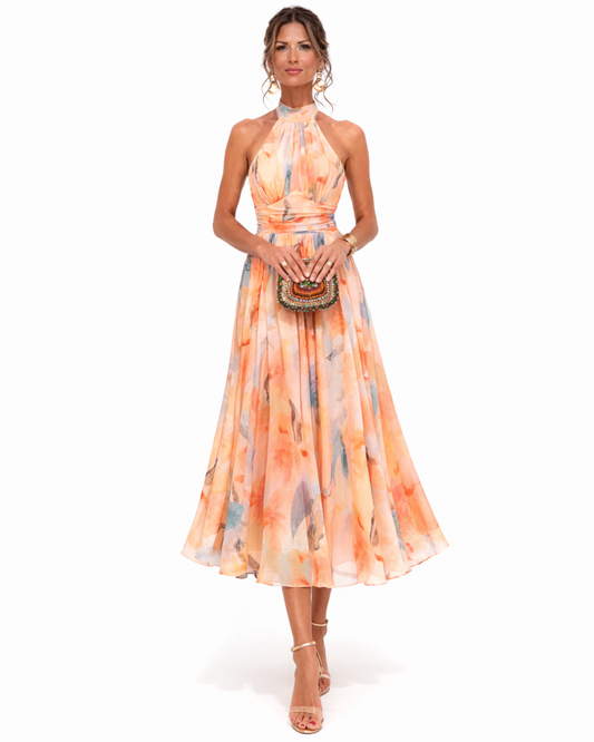 Maëlle | Robe à col halter
