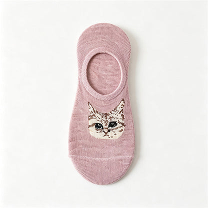 Chaussettes Décontractées À Motif De Chat