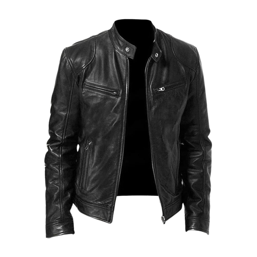 Nathan | Veste en Cuir Décontractée